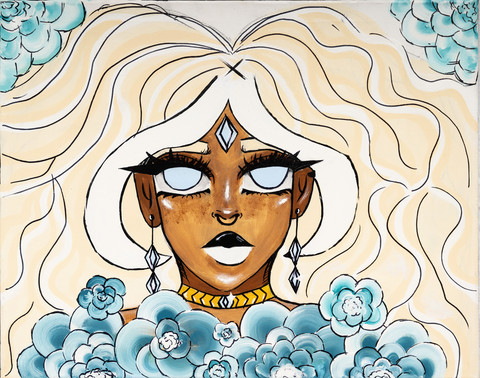 Pretty in blue by Kaliyah Short