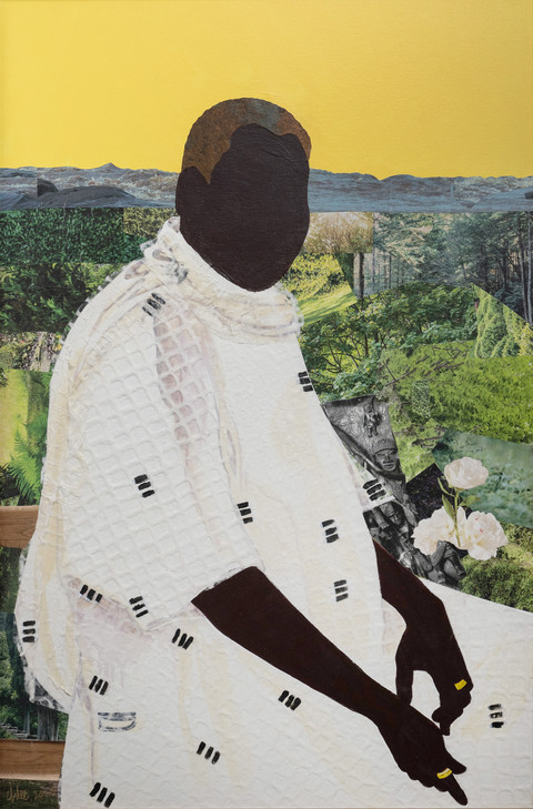 BLACK MEN/WHITE SHIRTS #4 by Candace Hunter